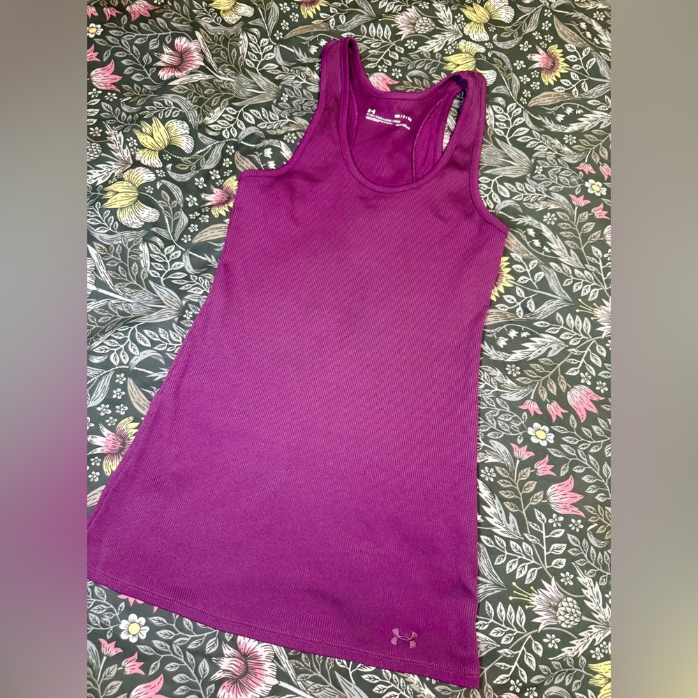 Under Armour Women's Maroon Heat Gear Tank